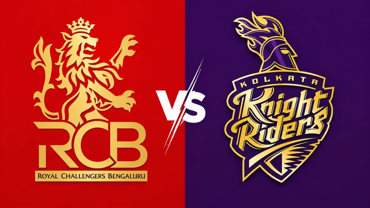 Royal Challengers Bengaluru vs Kolkata Knight Riders, Match Scorecard 57th Match Raipur 13 May 2026