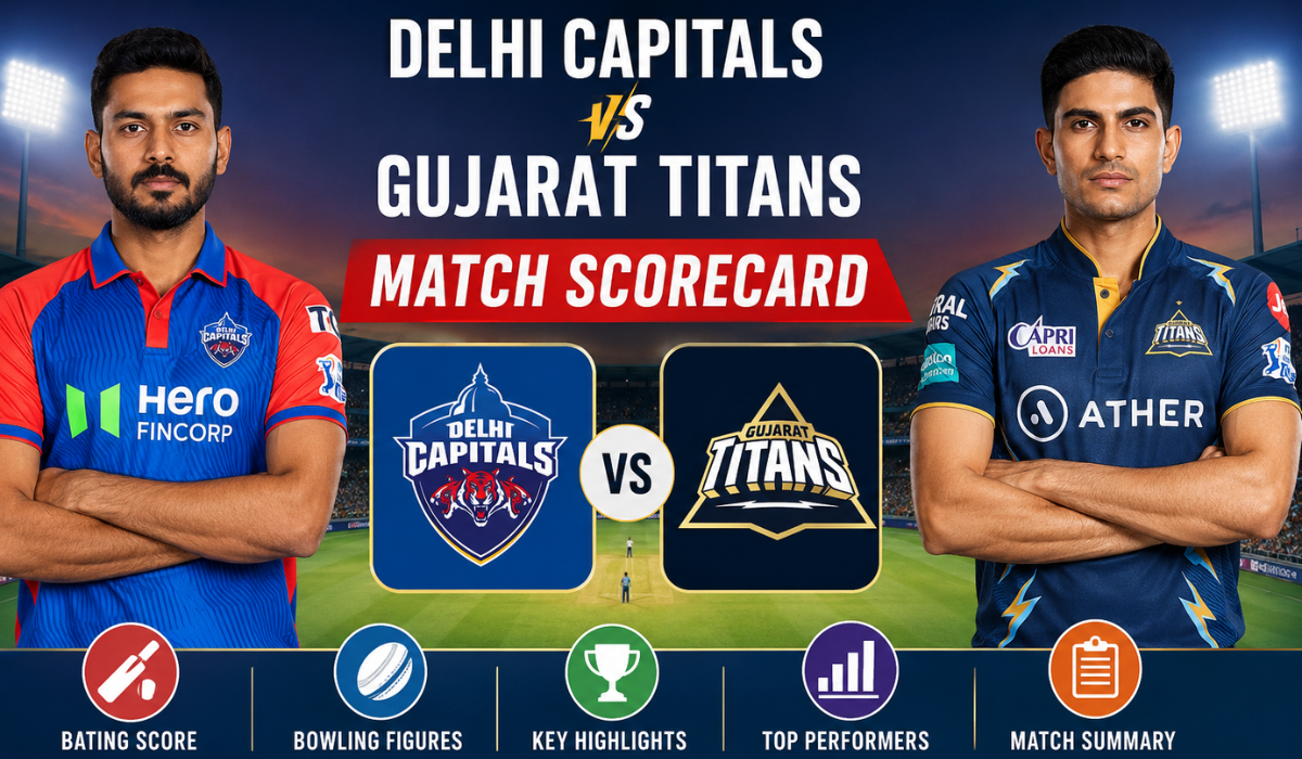 Delhi Capitals vs Gujarat Titans Match Scorecard