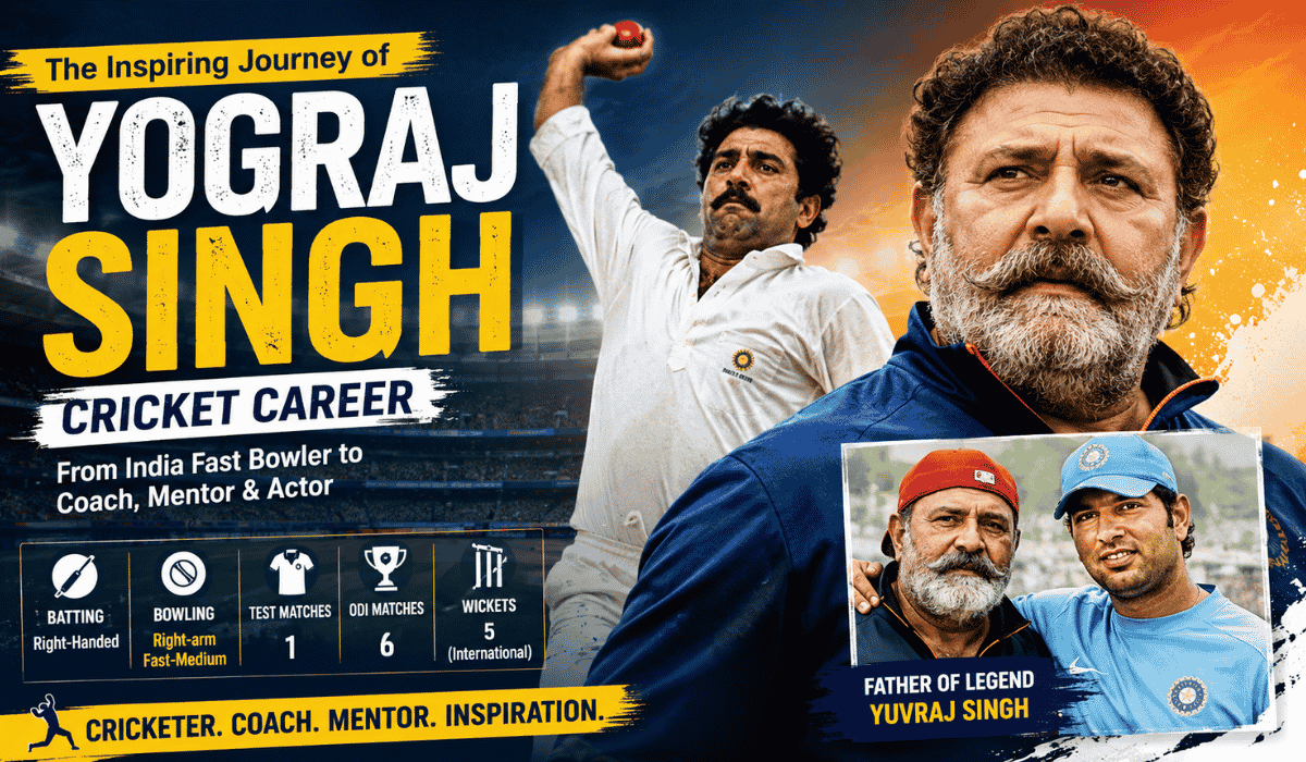 Yograj Singh Cricket Career